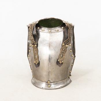 Helmet and cuirass 3 dlr  second half of the 19th century.