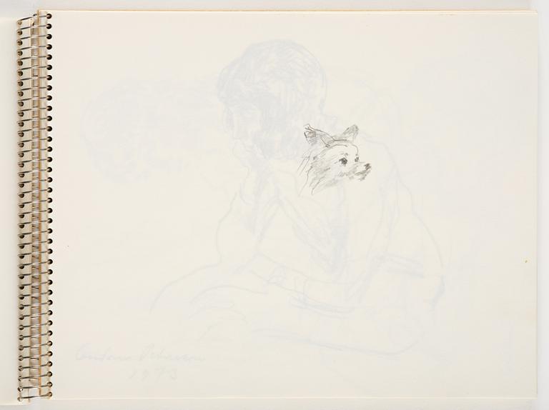 Lotte Laserstein, Sketchbook with approximately 42 drawings, of which 1 is signed.