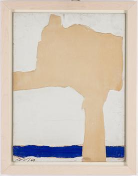 ADJA YUNKERS, collage - acrylic, signed and dated 69.