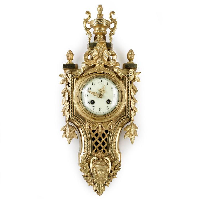 VÄGGPENDYL, Louis XVI-stil, Japy & Frérès, Frankrike. 1900-tal.