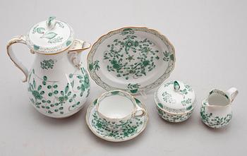 KAFFESERVIS, 27 del, porslin, Meissen, 1900-talets senare hälft.