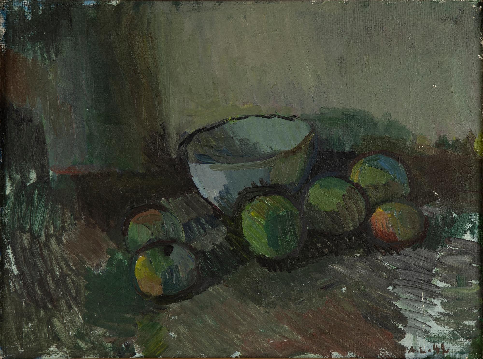 Alf Lindberg, oil on canvas, signed and dated -42.