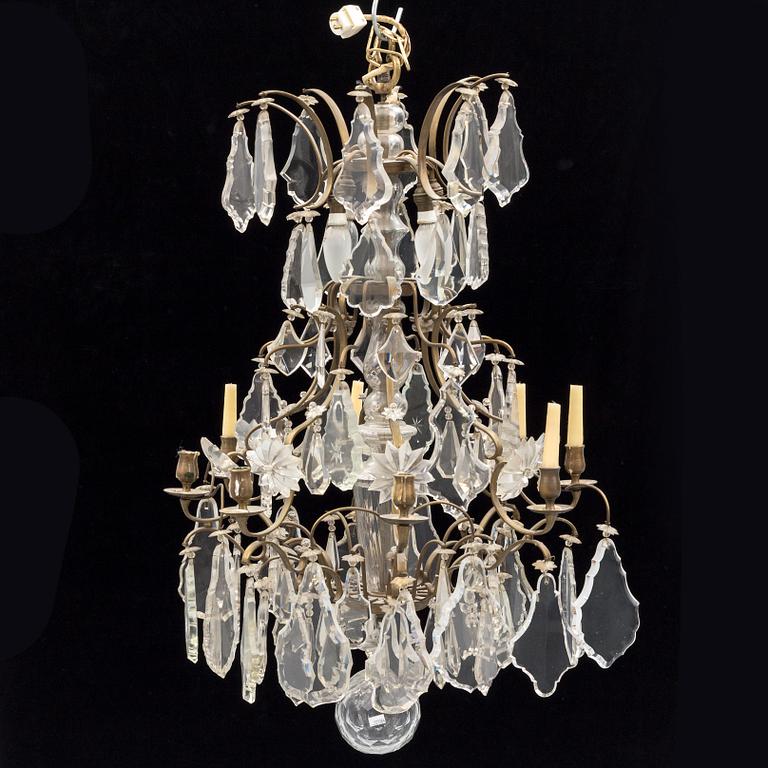 An early 20th century chandelier.