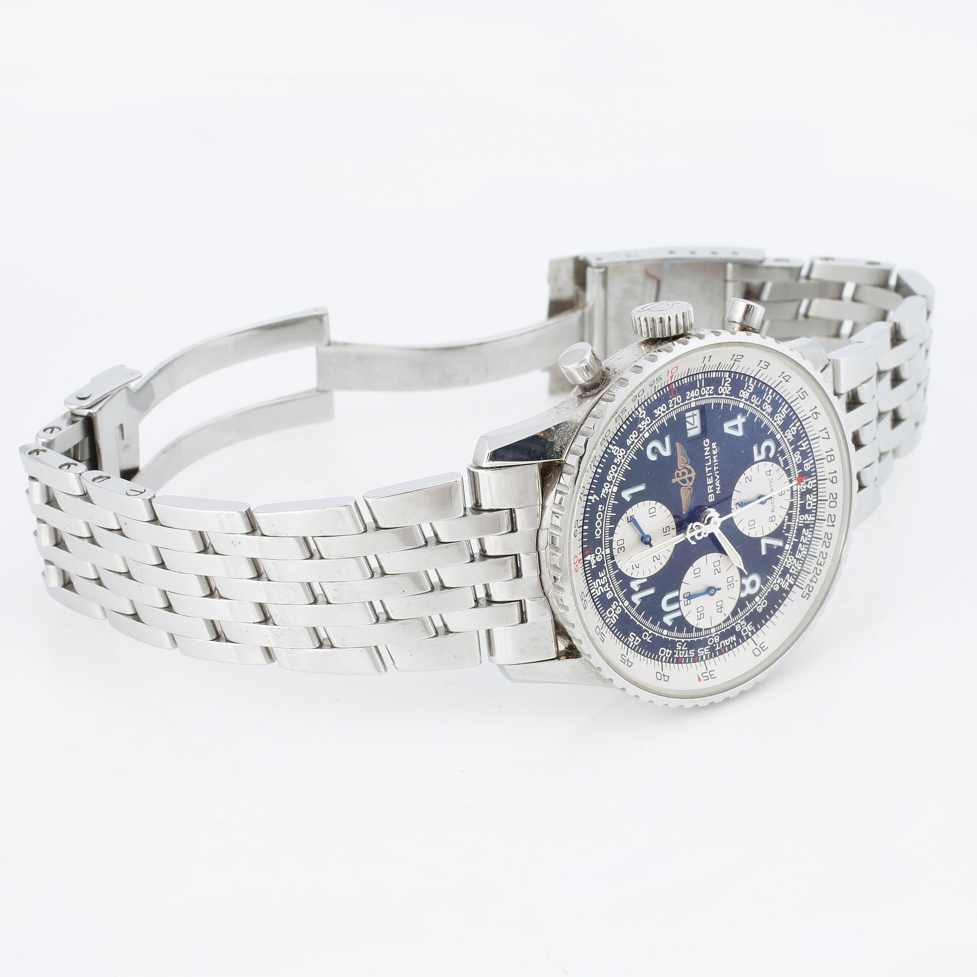 BREITLING, Navitimer, chronograph, wrist watch, 41,5 mm.