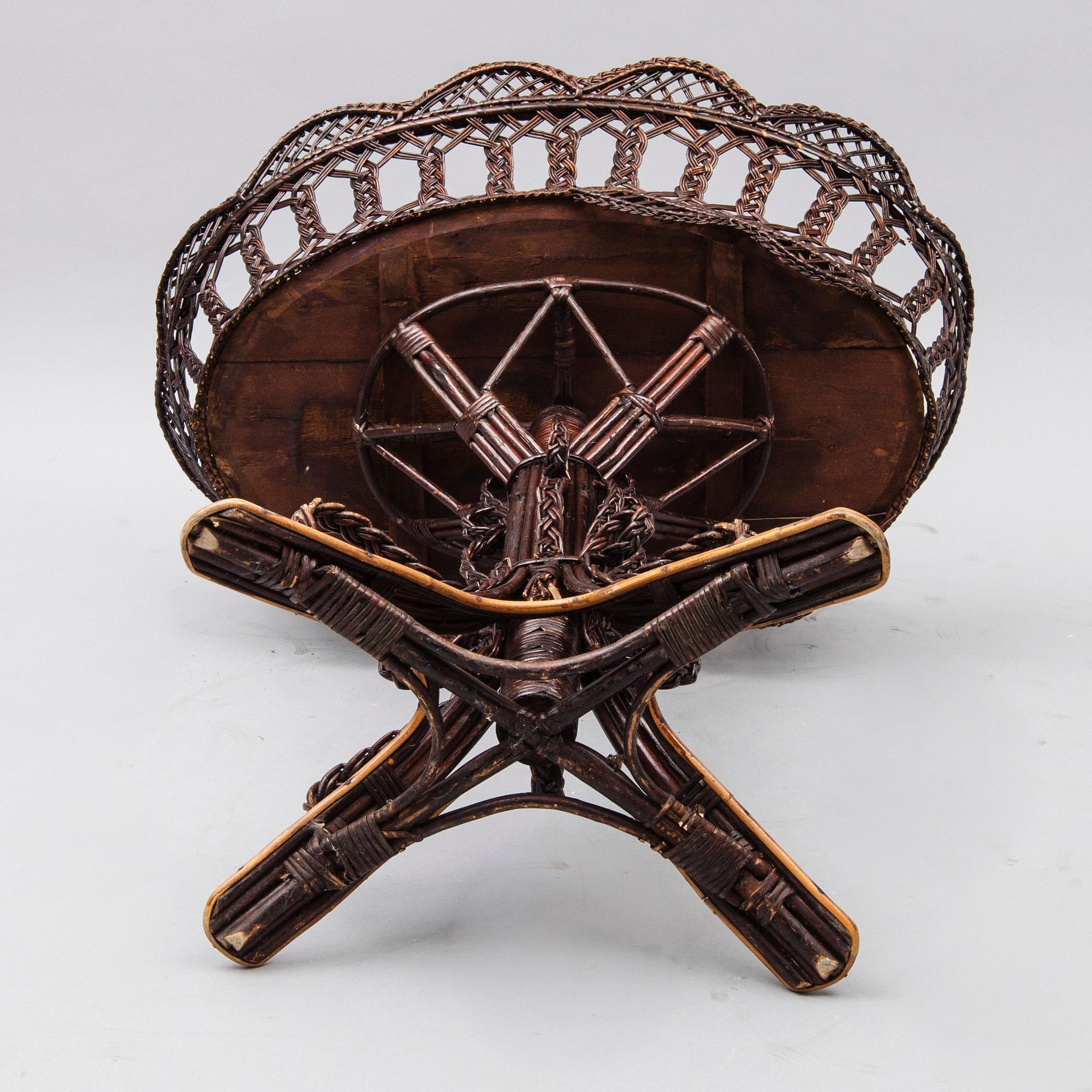 BLOMBORD, korg, 1900-talets första hälft.