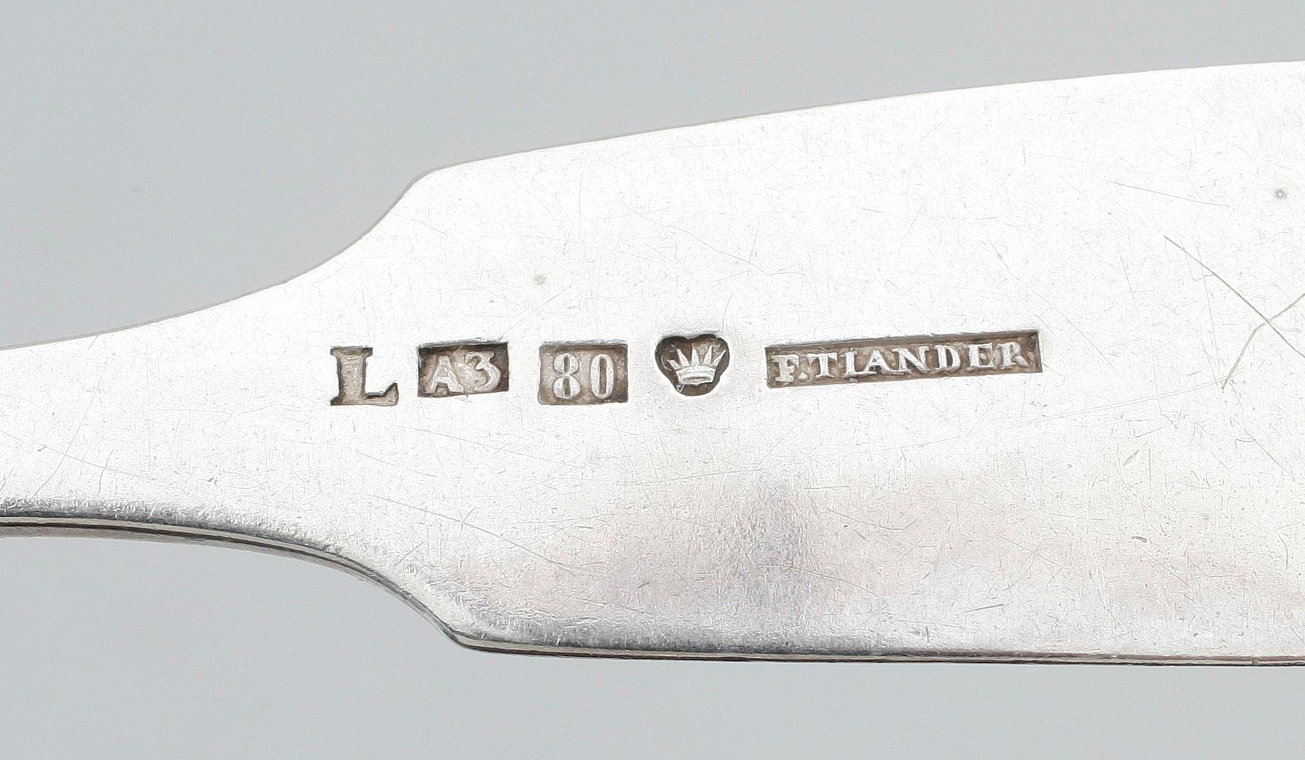 PART SKEDAR, silver, 21 delar, bl a Finland, 1900- samt 1800- tal. Vikt ca 479 gram.