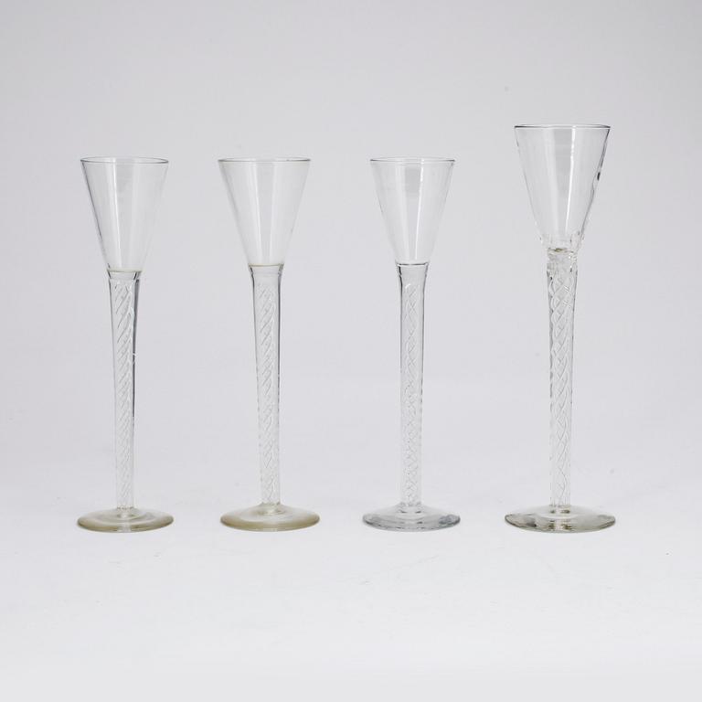 SPETSGLAS, 3+1 st, 1800/1900-tal.