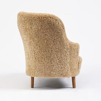 Scandinavian Modern, a chaise longue, 1940s-50s.