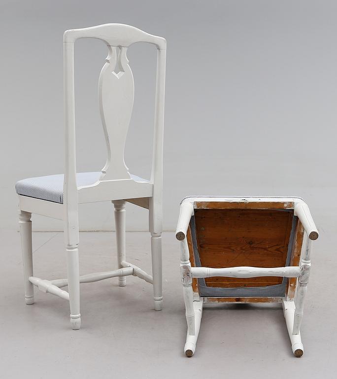 STOLAR, 4 st, gustaviansk stil, 1900-talets början.