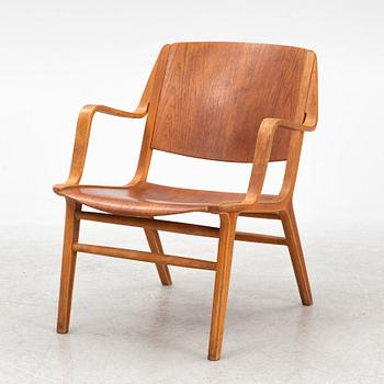 Peter Hvidt & Orla Mølgaard Nielsen, karmstol, "Ax Chair", Fritz Hansen, Danmark, 1950-/60-tal.