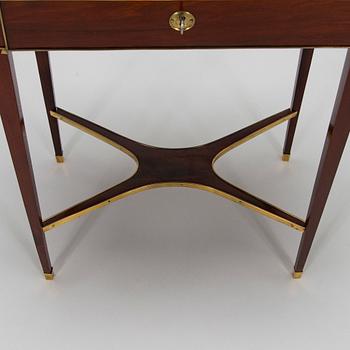 A Gustavian side table, carved signature AAS, unidentified.