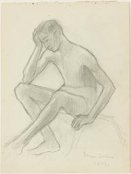 Einar Jolin, Seated Model.