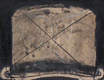 Antoni Tàpies, "Forma le sombrero tachada con equis".