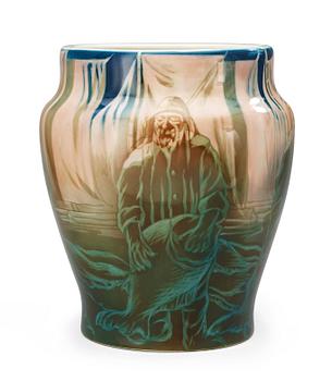 802. An Alf Wallander Art Nouveau porcelain vase, Rörstrand.