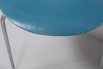 Four "Ant" chairs, designed by Arne Jacobsen, by Fritz Hansen 1970.