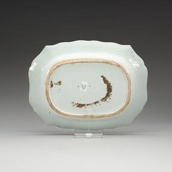STEKFAT, kompaniporslin. Qing dynastin, Qianlong (1736-95).