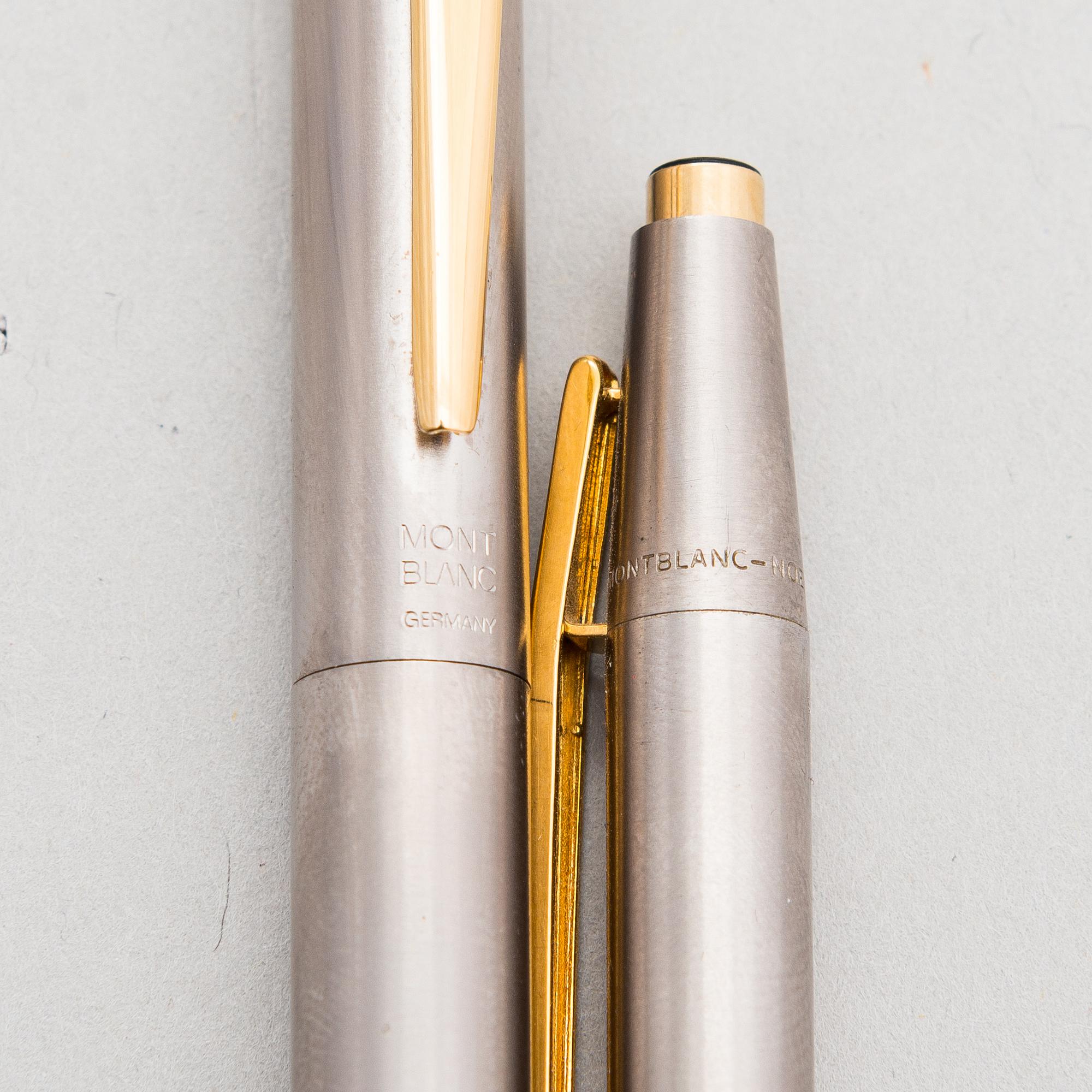 Montblanc, A set of two Noblesse pens.