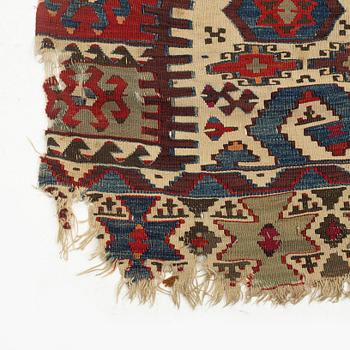 An antique Aydin kilim, West Anatolia, ca 326 x 182 cm.