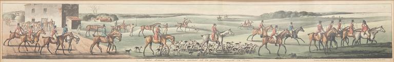 Henry Thomas Alken  "A hunting trip to Melton Mowbray".