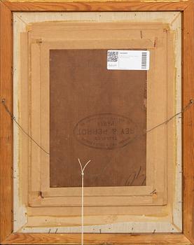 Eduardo León Garrido, a signed oil on board.