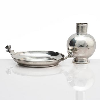 Nils Fougstedt, a vase and bowl, Fabriksaktiebolaget Kronsilver, 1930s.