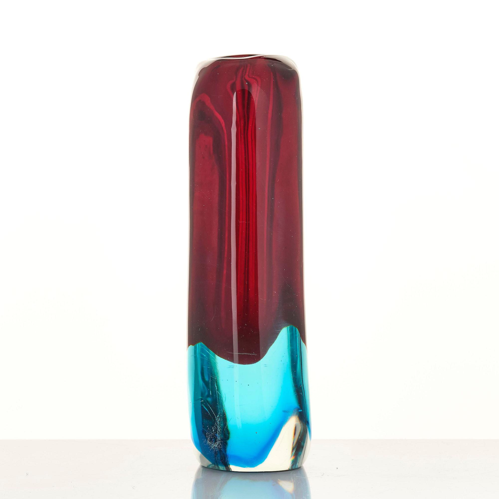 Antonio da Ros, a "Momento" glass vase, Cenedese, Murano, Italy, 1960s.