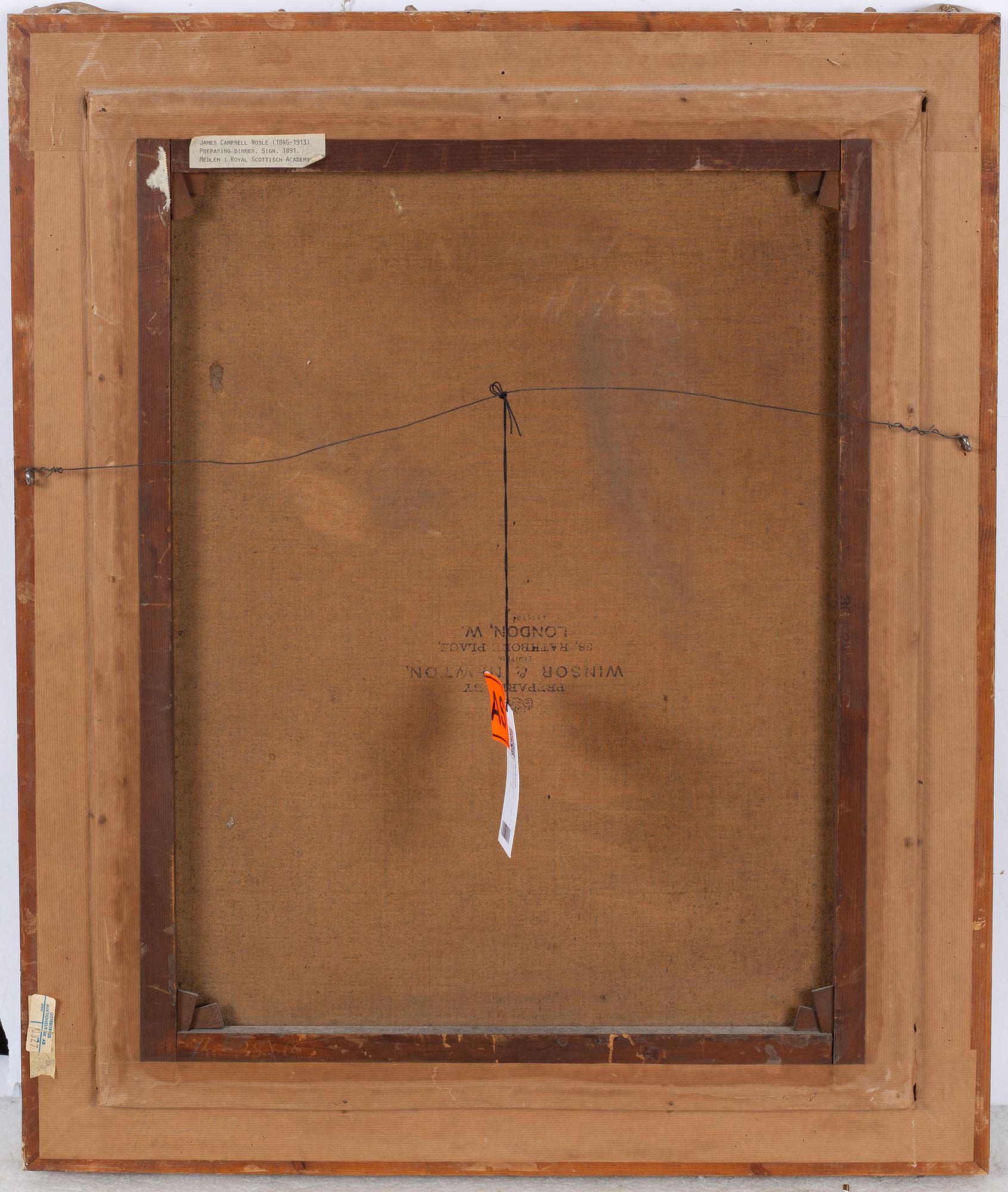 John Sargent Noble, attributed, Kitchen Duties.