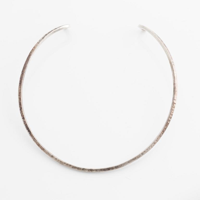 Claës E. Giertta, collier sterlingsilver, Stockholm 1989.