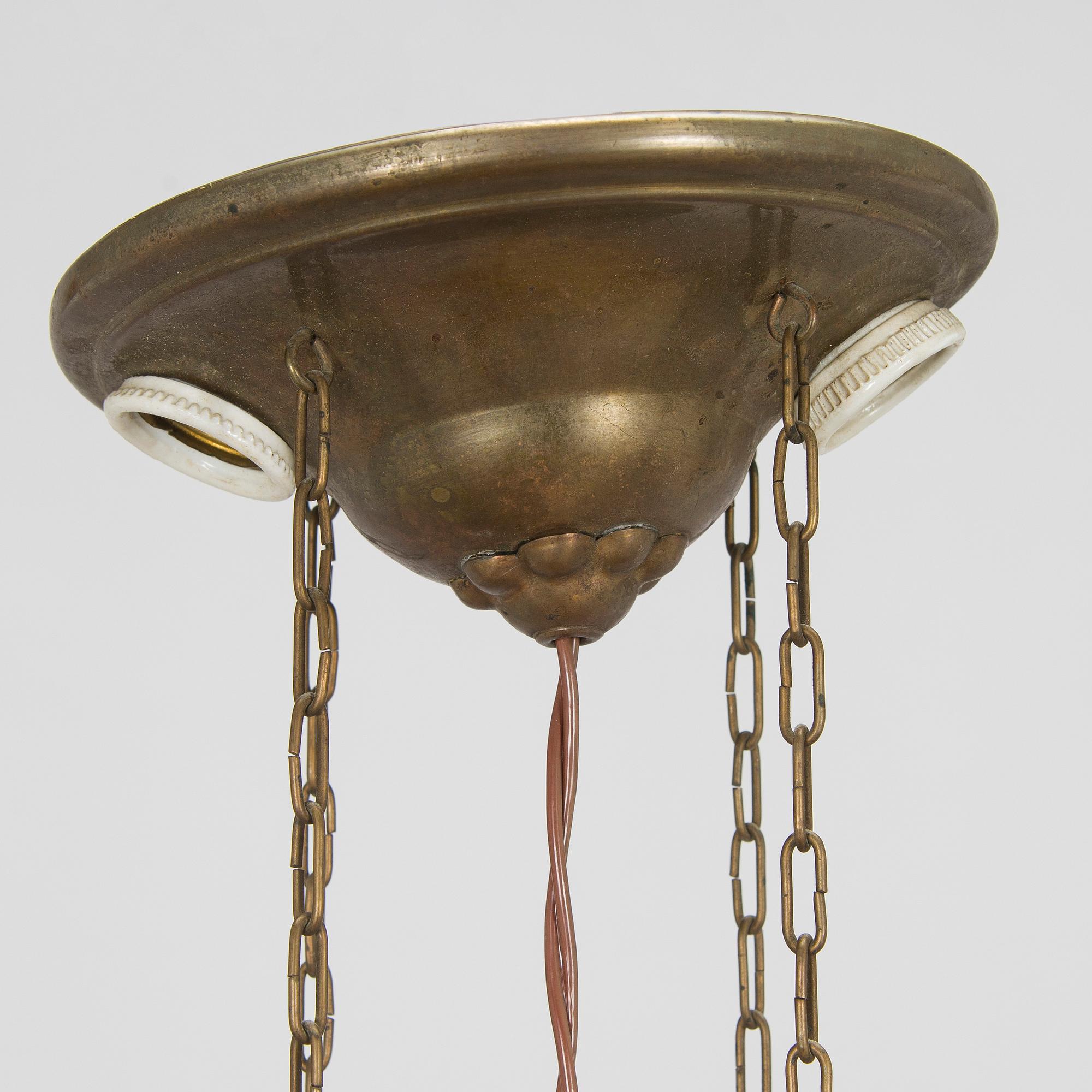 Taklampa, tidigt 1900-tal.