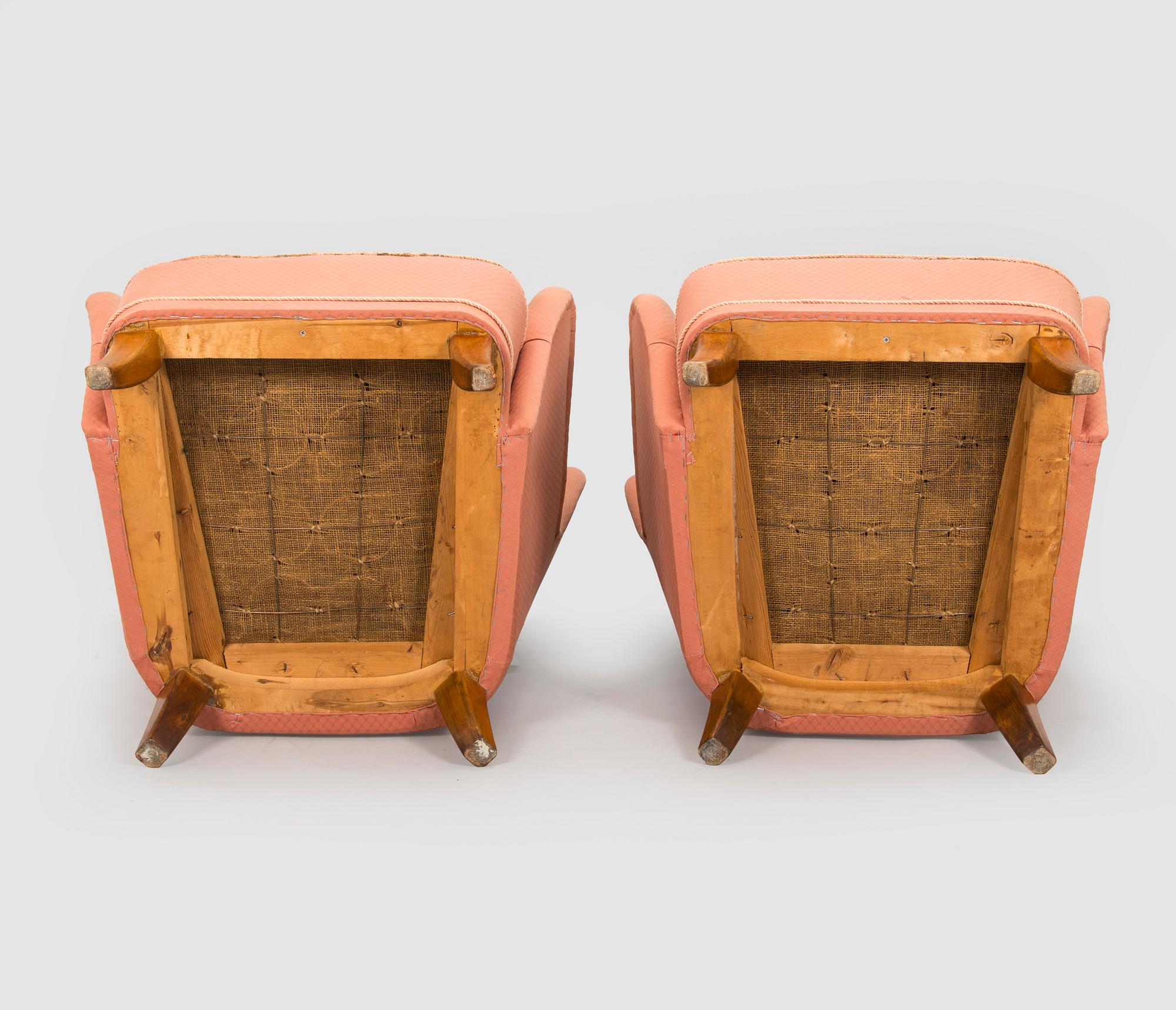 A mid-20th century armchairs.