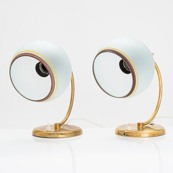 Paavo Tynell, a pair of 1930's table- / wall lights '5215' for Taito.