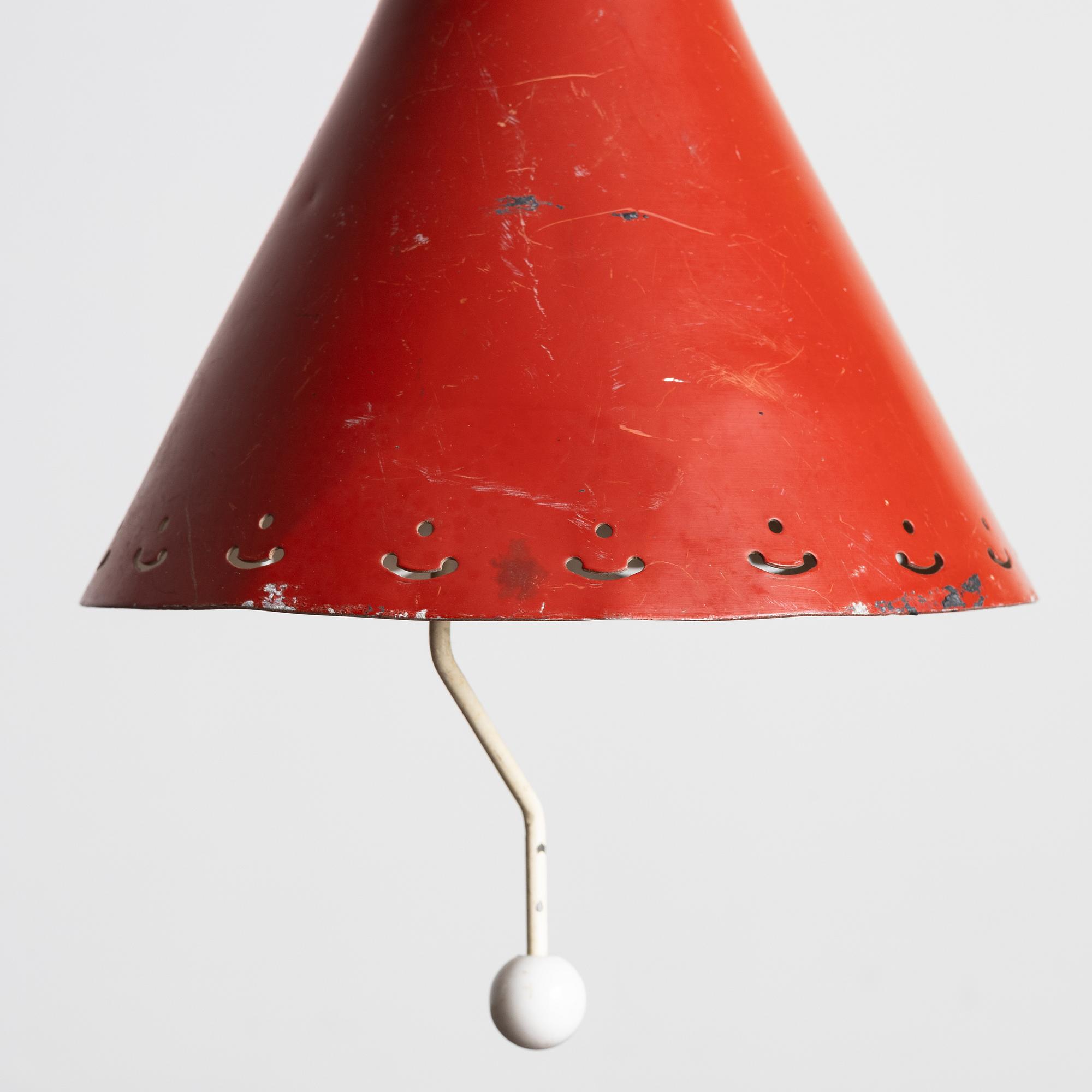 Bertil Brisborg, a pair of ceiling lamps, Nordiska Kompaniet, 1950s.