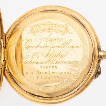 Pocket watch, 38 mm.