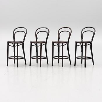 A set of four model '14' chairs, Ton.