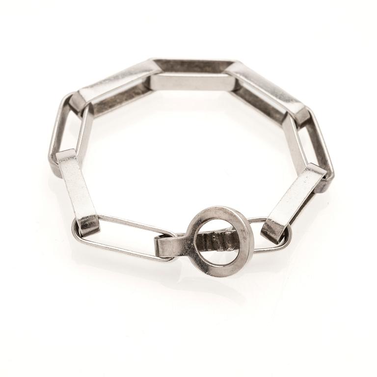 Karl-Ingemar and Cecilia Johansson, Silver Bracelet, Gothenburg 1971.