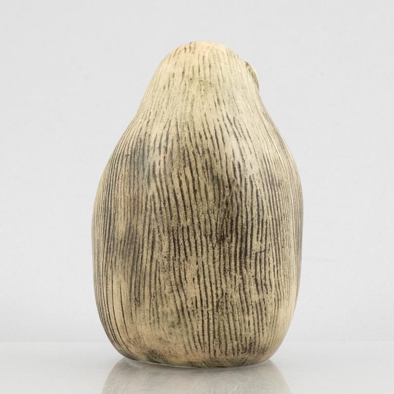 Lisa Larson, figurines, a set of four stoneware figurines including 'Lejon mini' from the series 'Afrika', Gustavsberg.