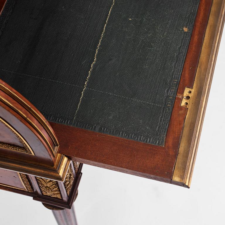 A Louis XVI gilt-bronze mounted mahogany cylinder desk by F. Schey, (master in Paris 1777).
