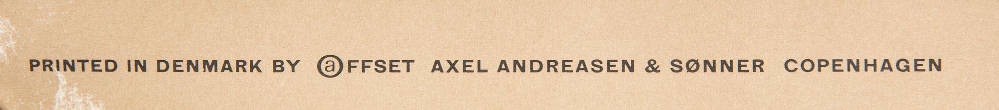 Otto Nielsen, affisch 'by SAS Scandinavian Airlines System', 1958.