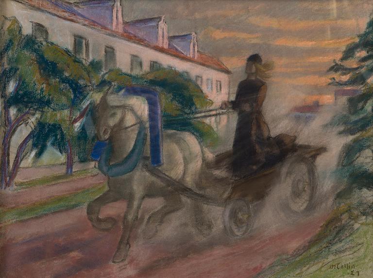 MARCUS COLLIN, RETURNING HOME AT DUSK.