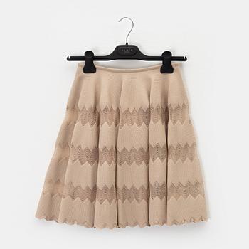 Alaïa, a viscose/silk skirt, size 36.