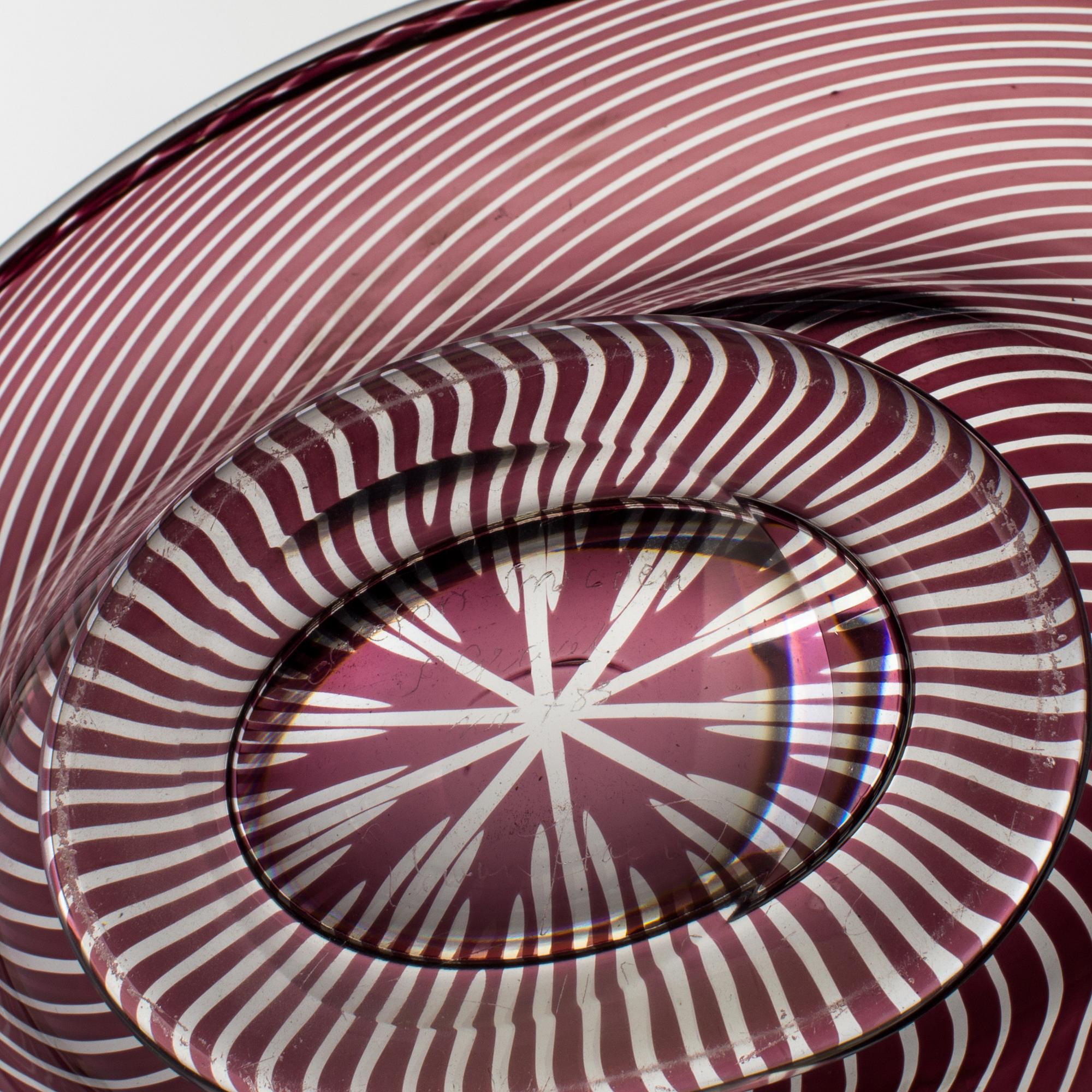 EDWARD HALD, skål, Slipgraal, Orrefors 1947.