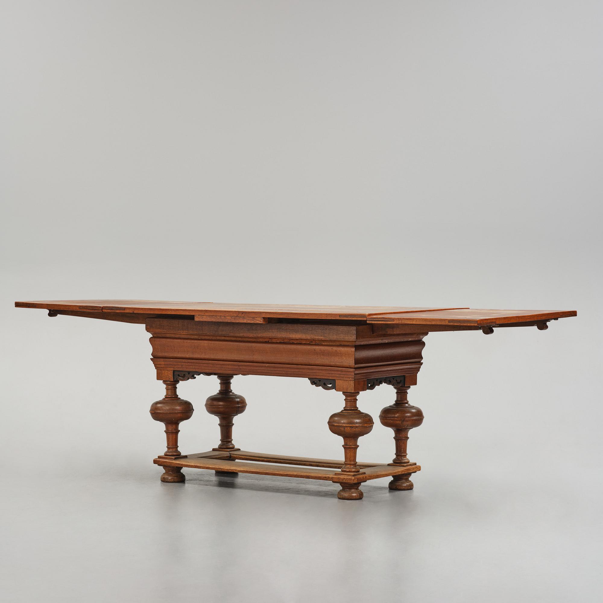 A Dutch baroque table, early 18th century.
