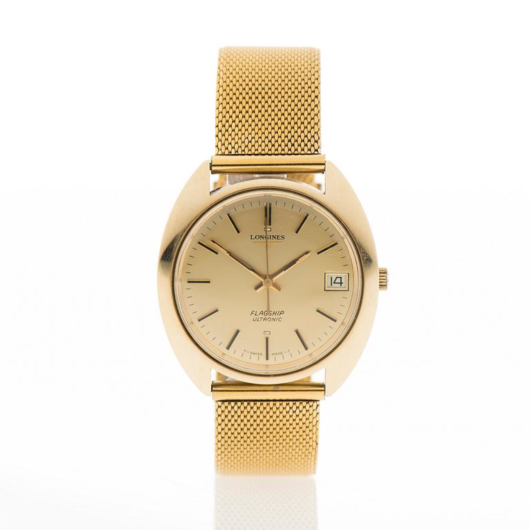 LONGINES, Flagship ultronic, wrist watch, 36 x 34-40 mm.