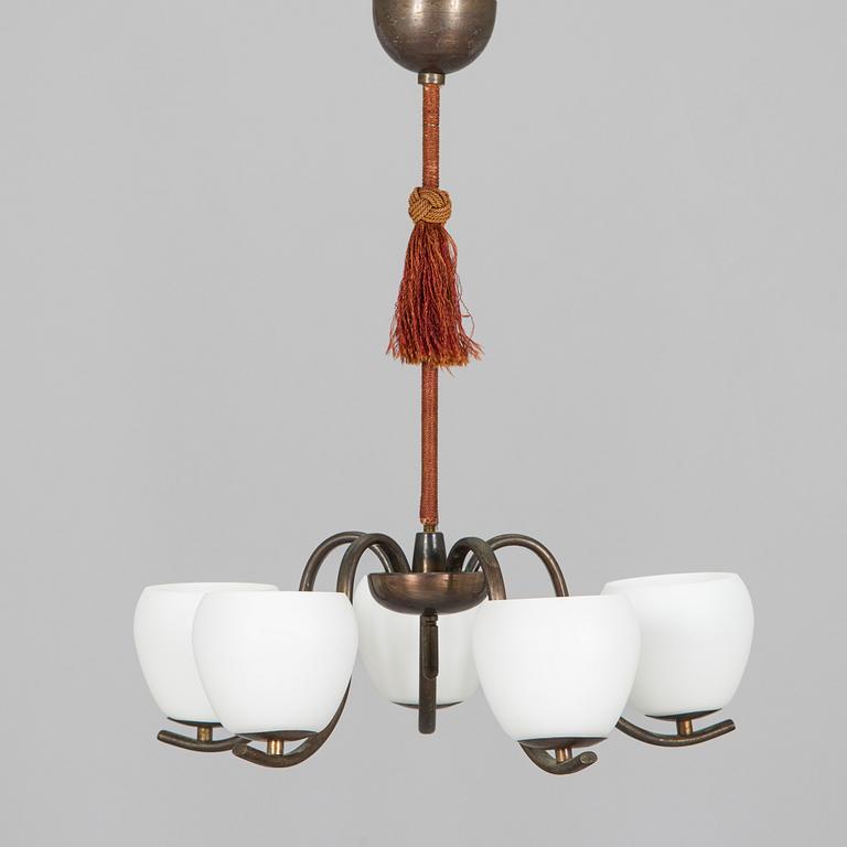 Paavo Tynell, a 1930's '1412/5' chandelier for Taito.