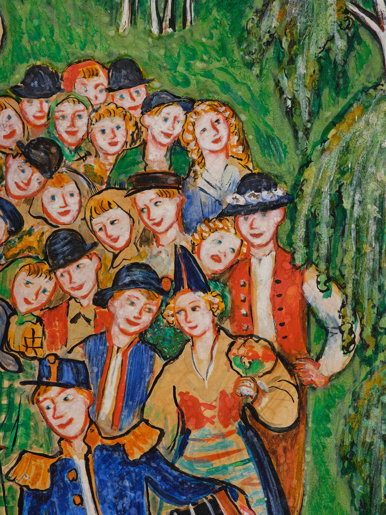 Nils von Dardel, ”Midsommar”.