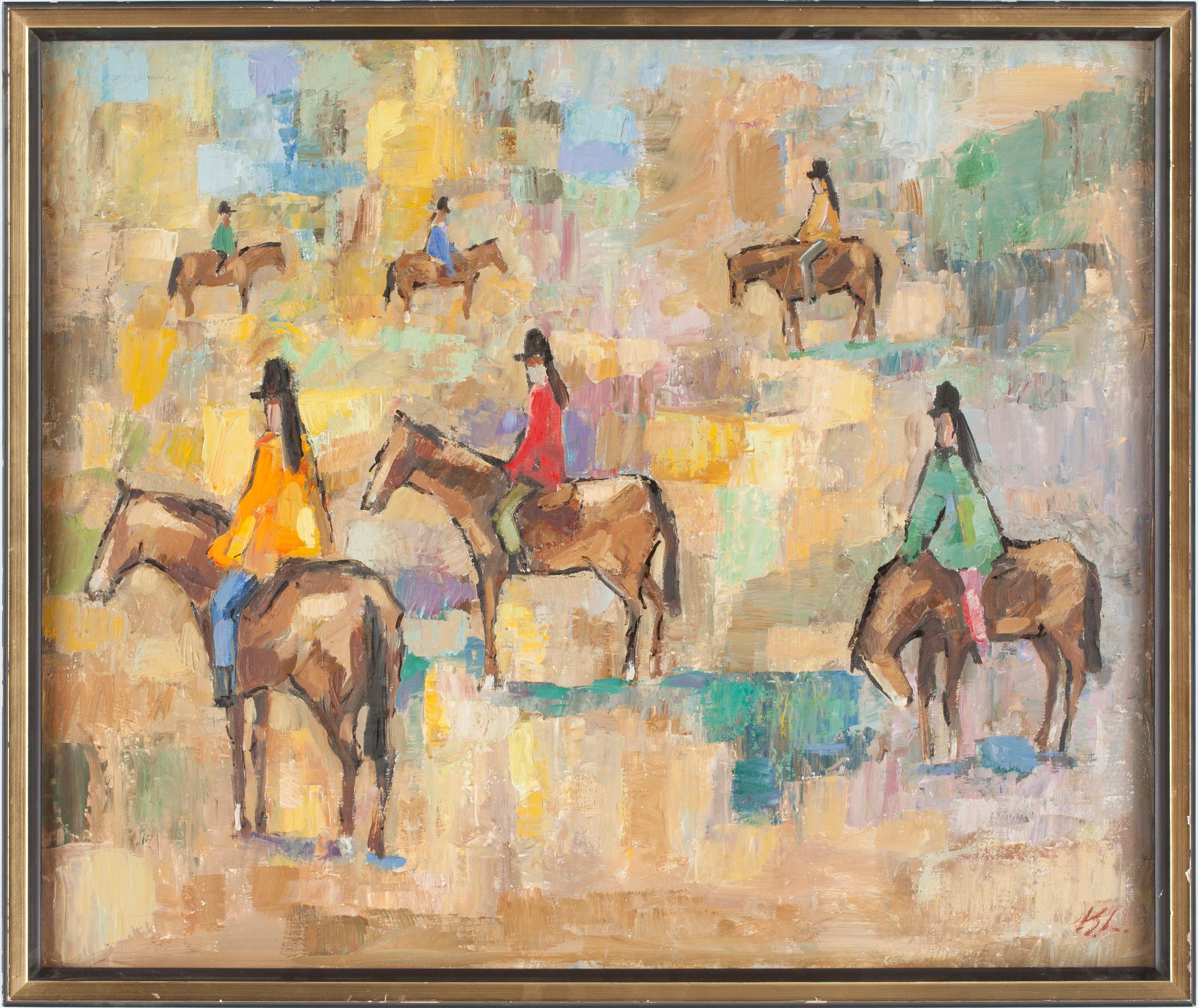 KURT LUNDBERG, olja på duk, sign.