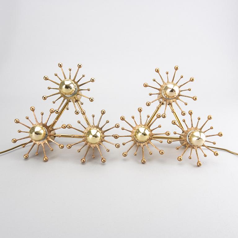 A PAIR OF WALL LAMPS, 1960/70's.