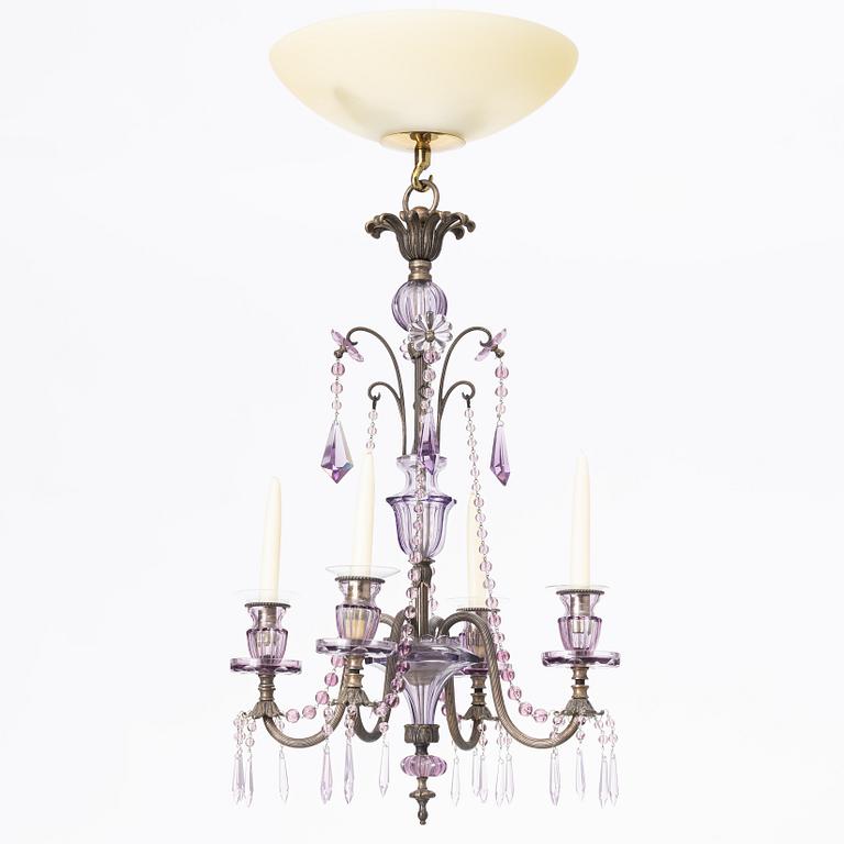 Chandelier, first half of the 20th century.