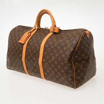 LOUIS VUITTON, Keepall 55, weekend bag.