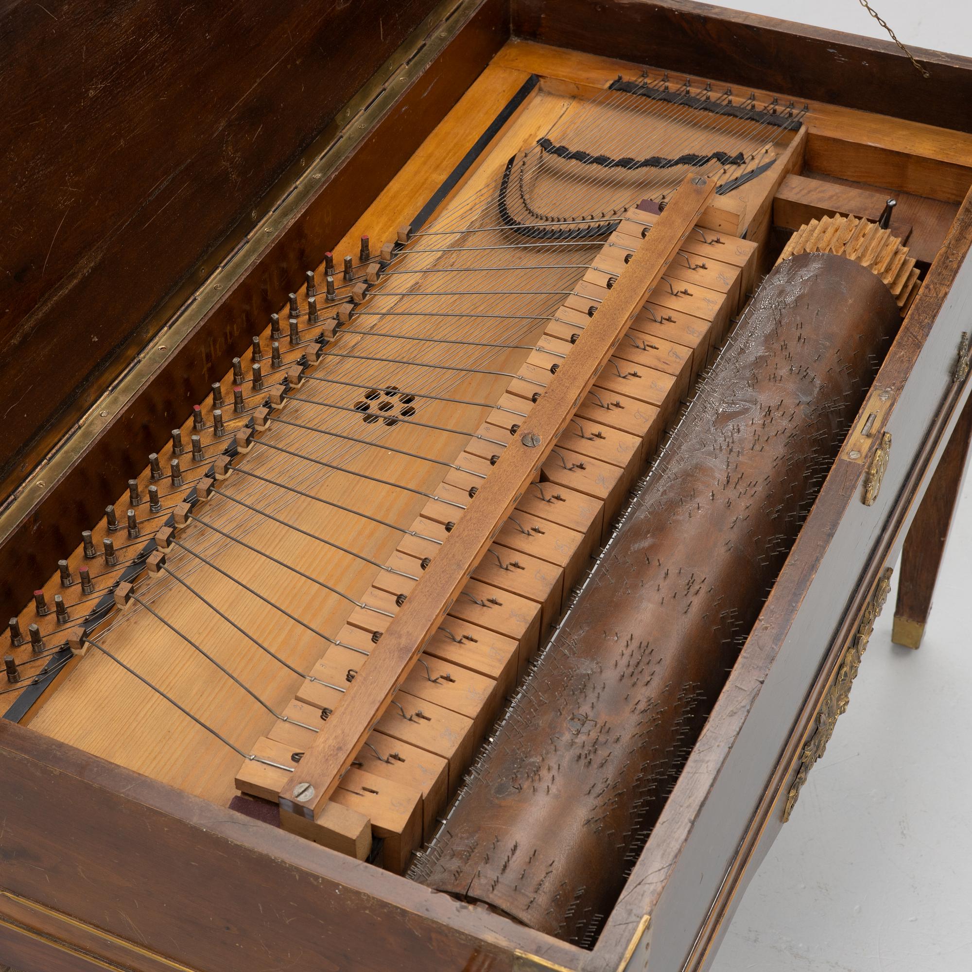 Pianoharpa / vevpiano, 1800-talets slut.